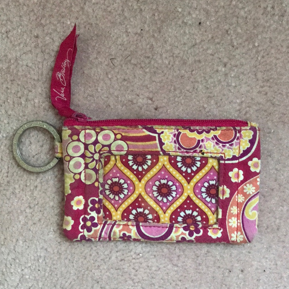 Vera Bradley zip ID holder